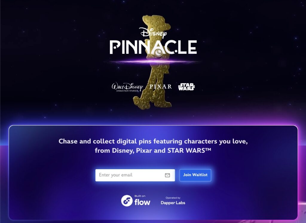 ディズニーがNFTに再挑戦、ダッパーラボと「Disney Pinnacle」をリリース