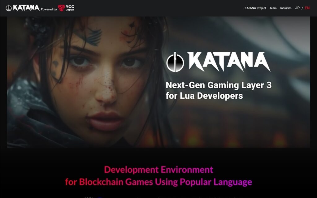 YGG Japan、ゲーム特化レイヤー3ブロックチェーン「KATANA」を「IVS Crypto/JBW Summit」で発表