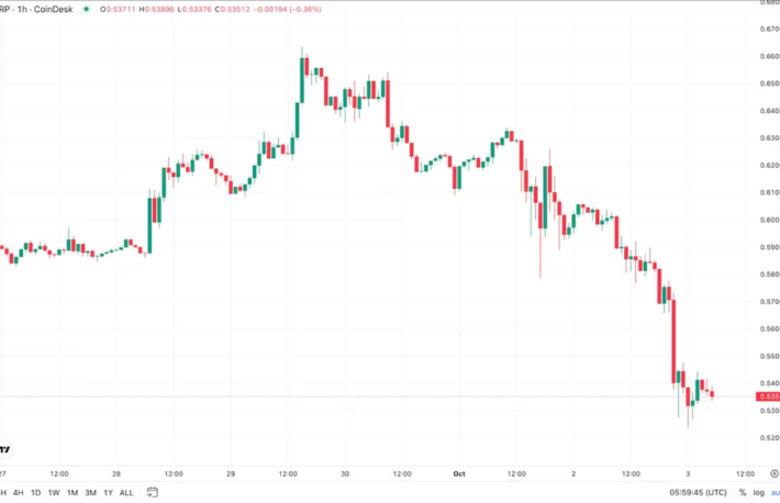 SECの控訴を受けて、XRPは10%以上下落──ETF申請の楽観論から一転